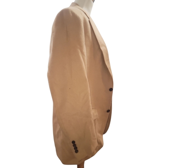 Brooks brothers tan camel hair blazer suit jacket 41 sport coat - Picture 10 of 10